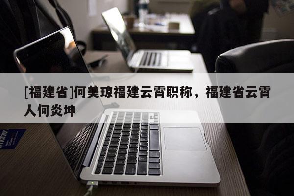 [福建省]何美瓊福建云霄職稱(chēng)，福建省云霄人何炎坤